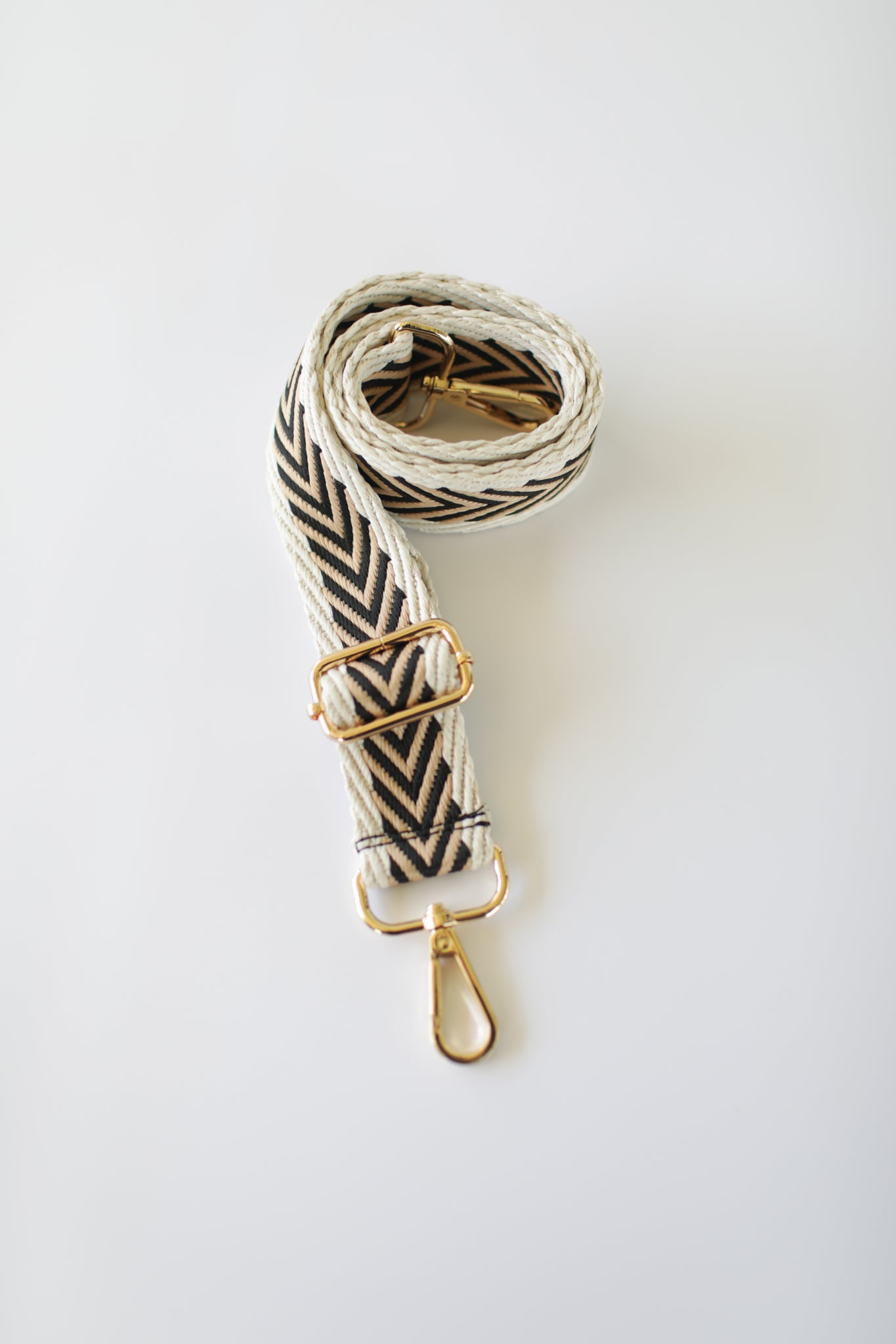 Latte woven strap