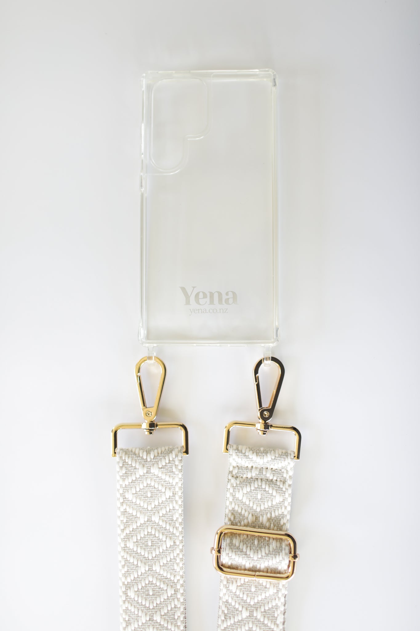 Ivory Blizzard woven strap