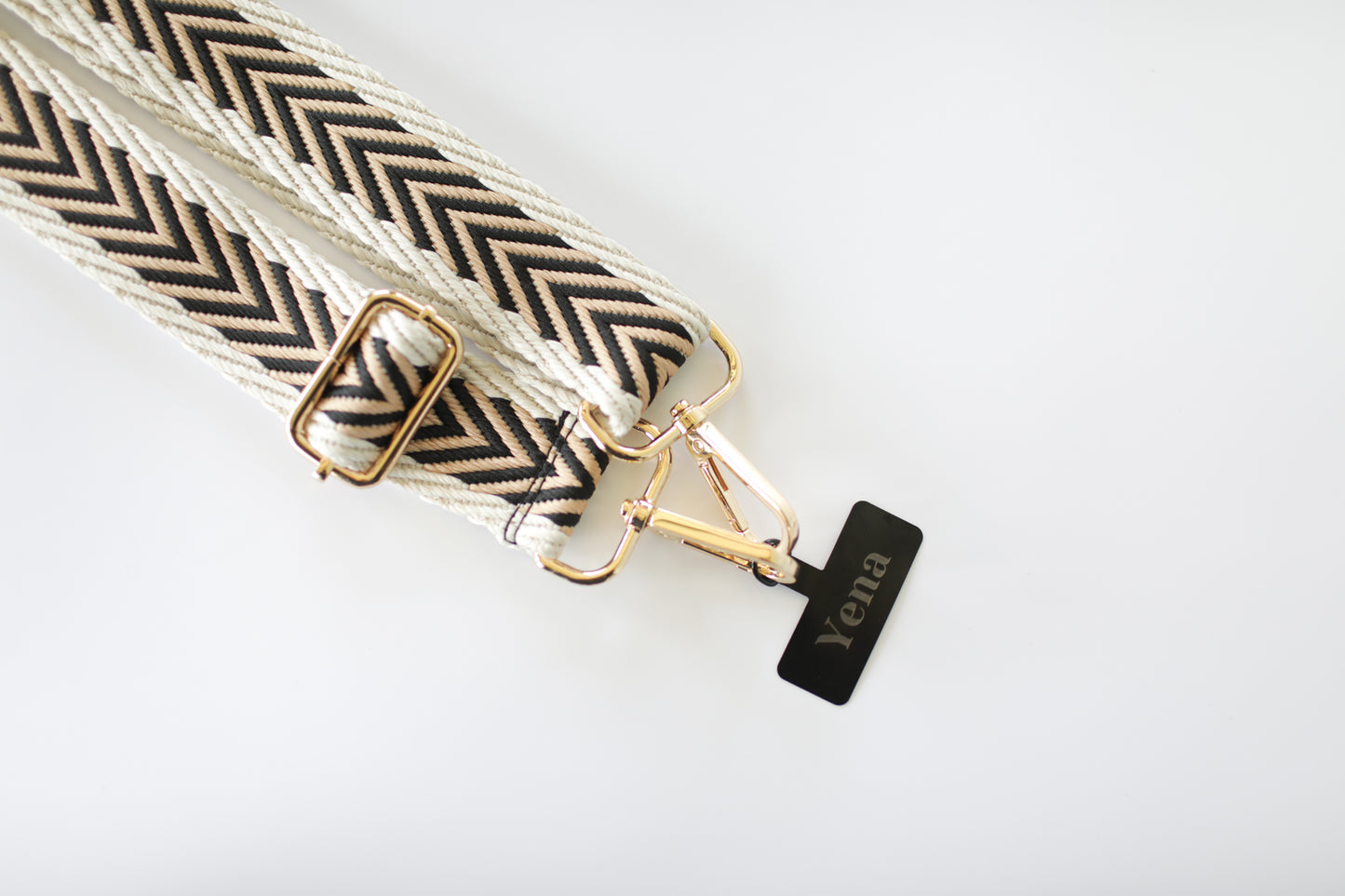Latte woven strap