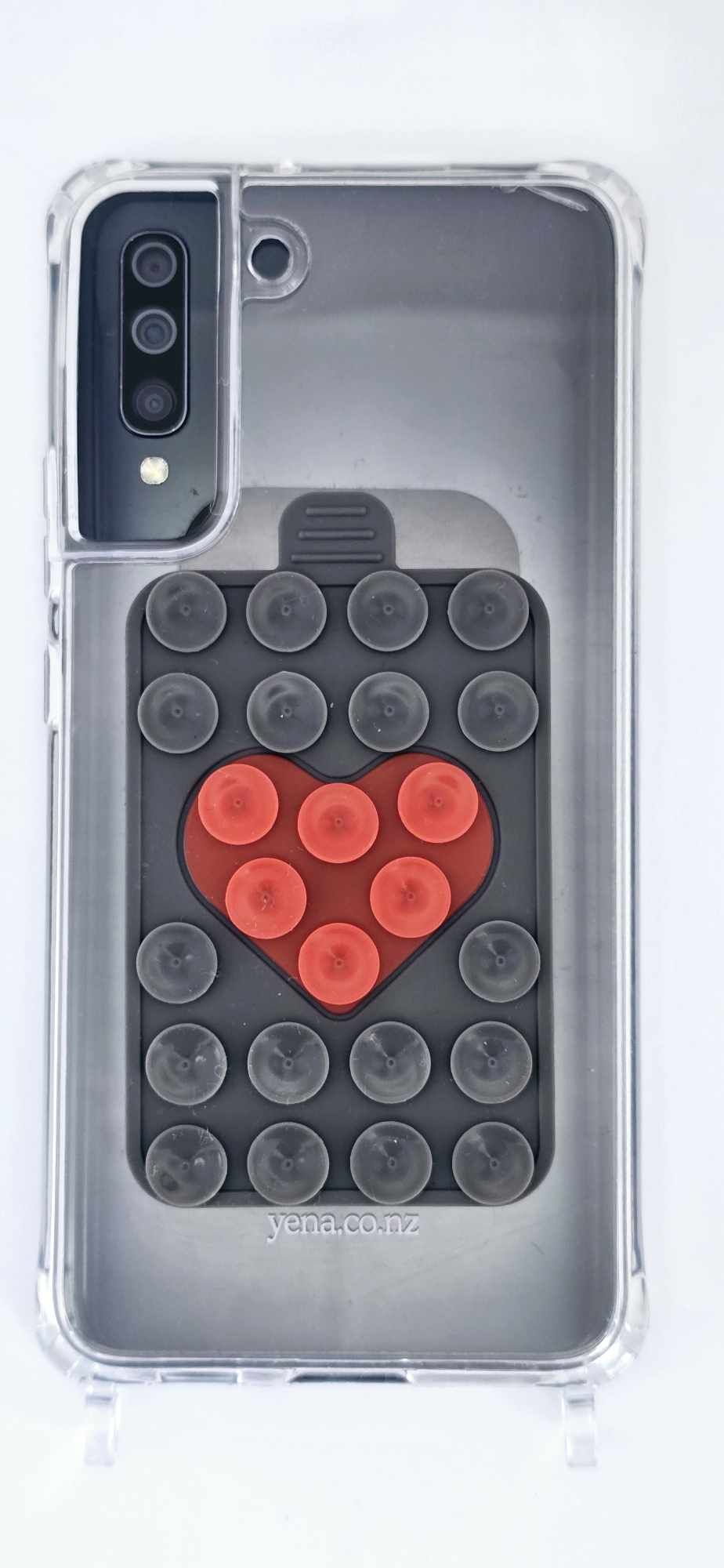 Cell phone suction pad