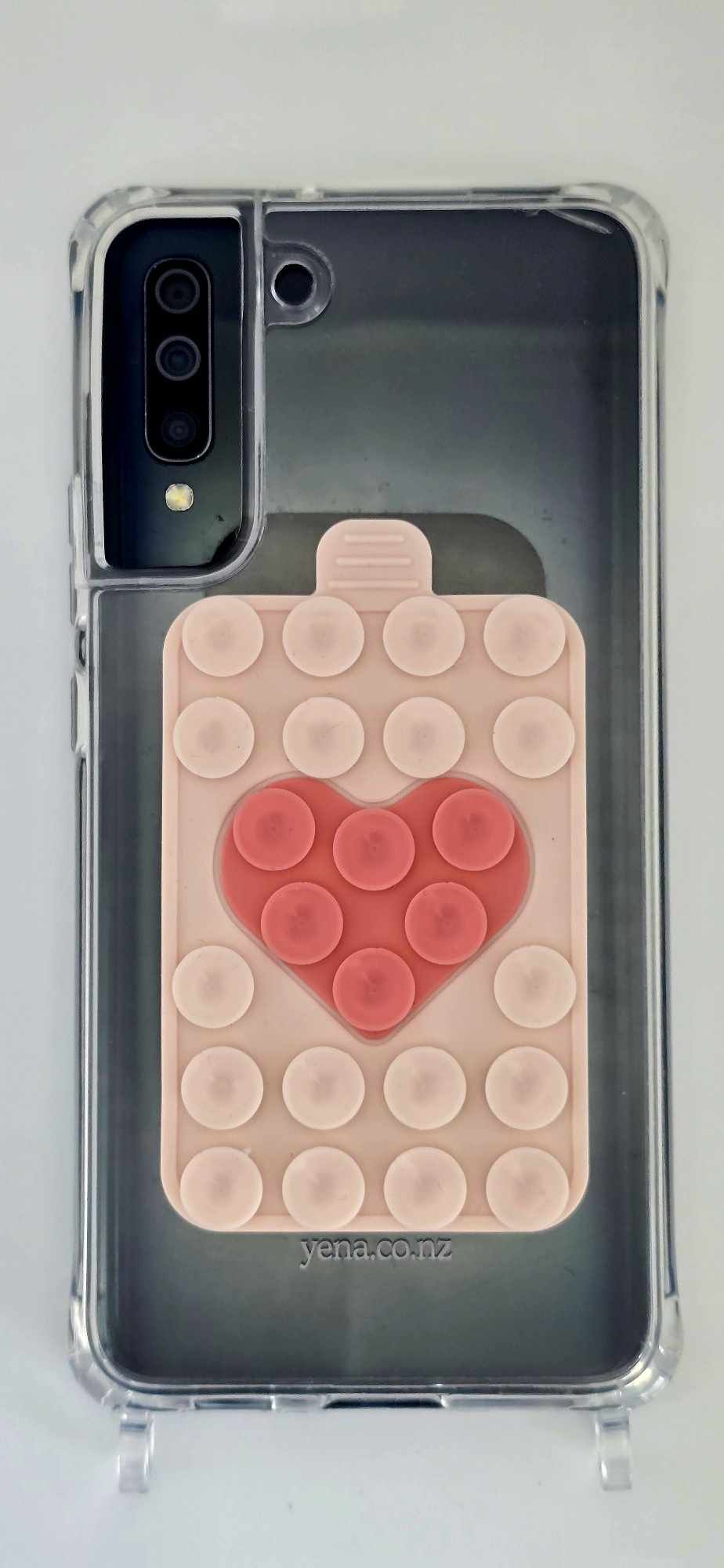 Cell phone suction pad