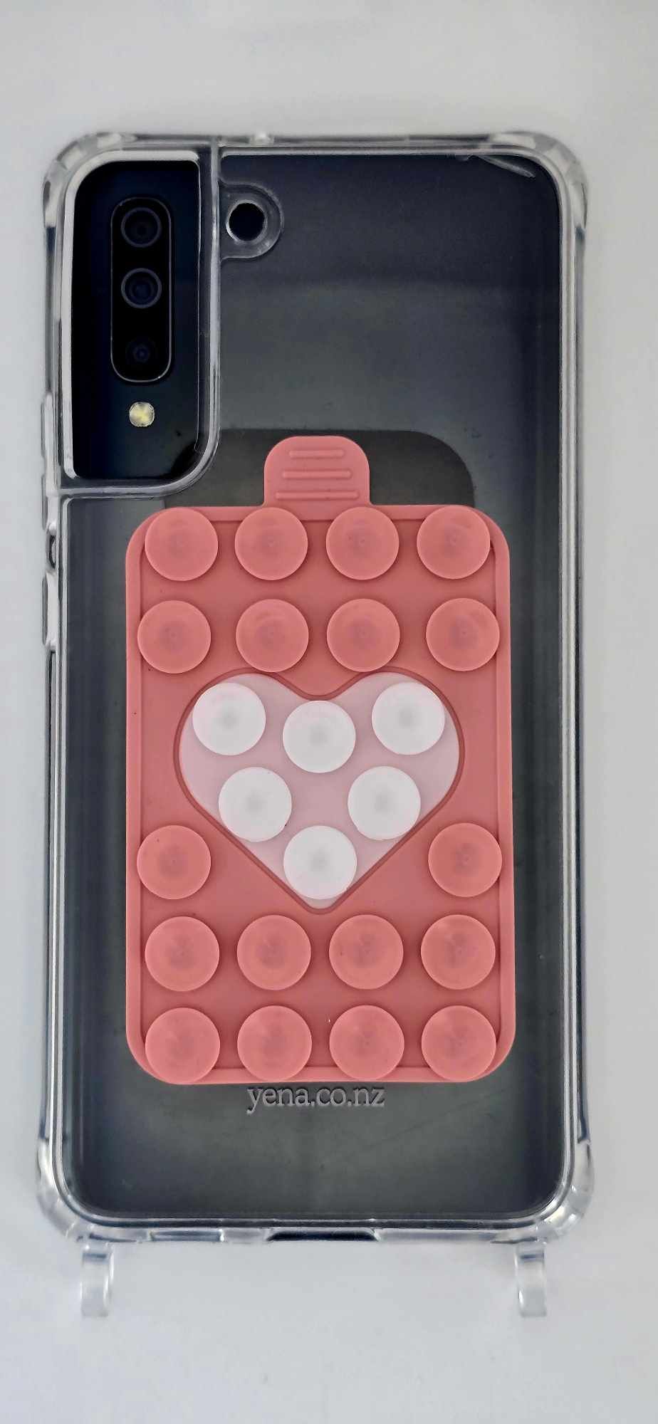 Cell phone suction pad