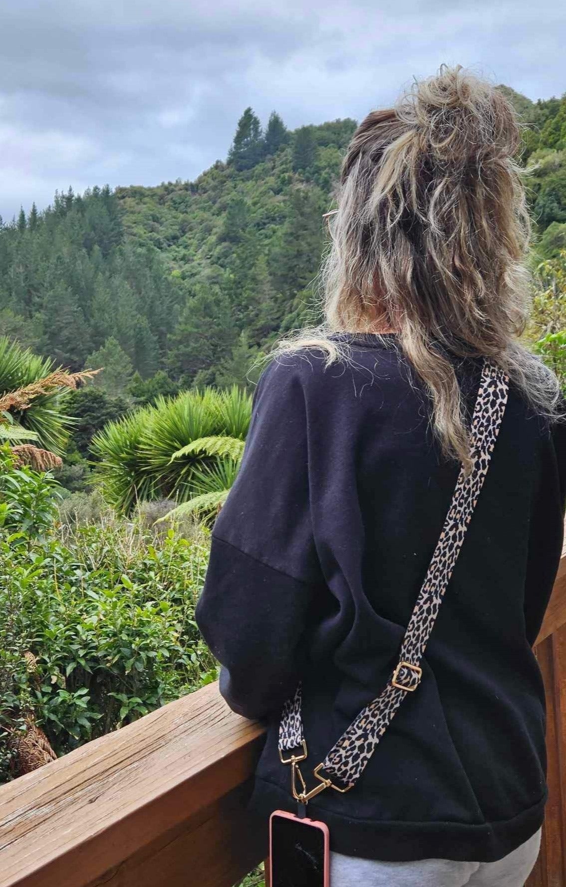 Woven African Leopard Strap