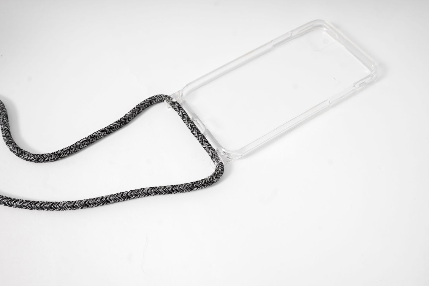 Speckled Black Marble Rope Strap