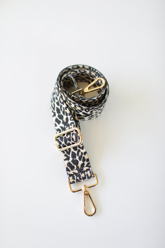 Woven African  Leopard Strap