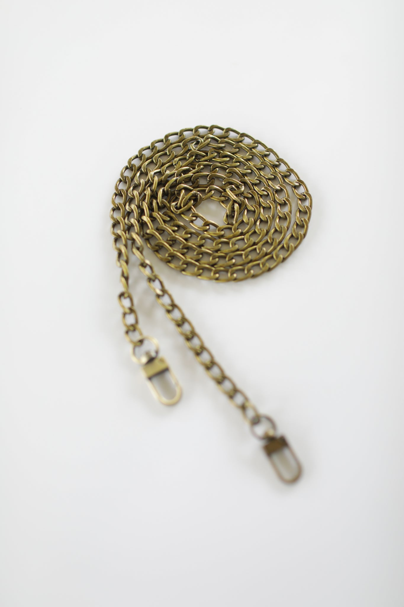 Antique Brass Phone Chain