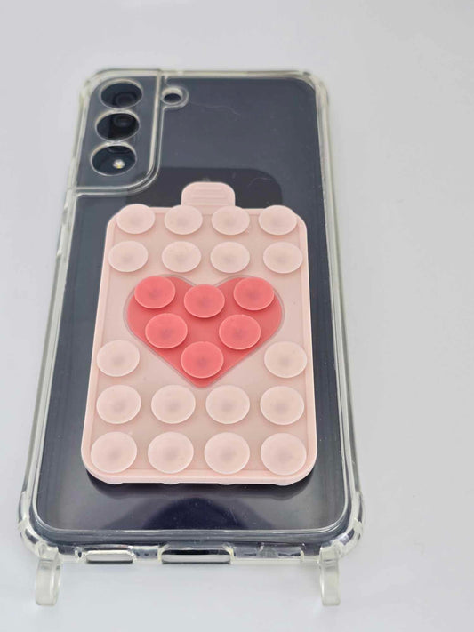Cell phone suction pad
