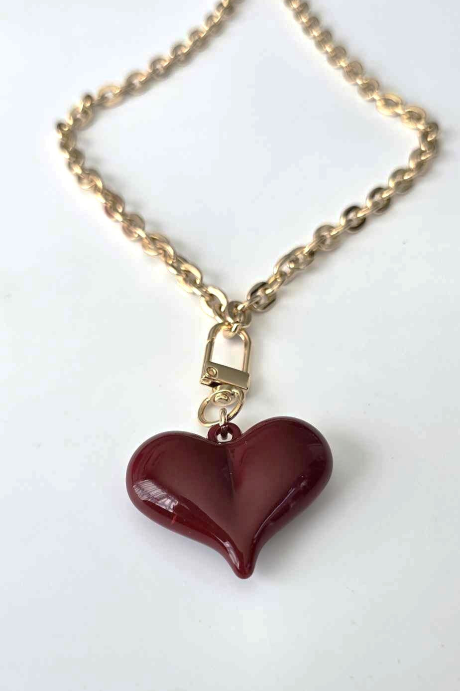 Red Love Heart Charm