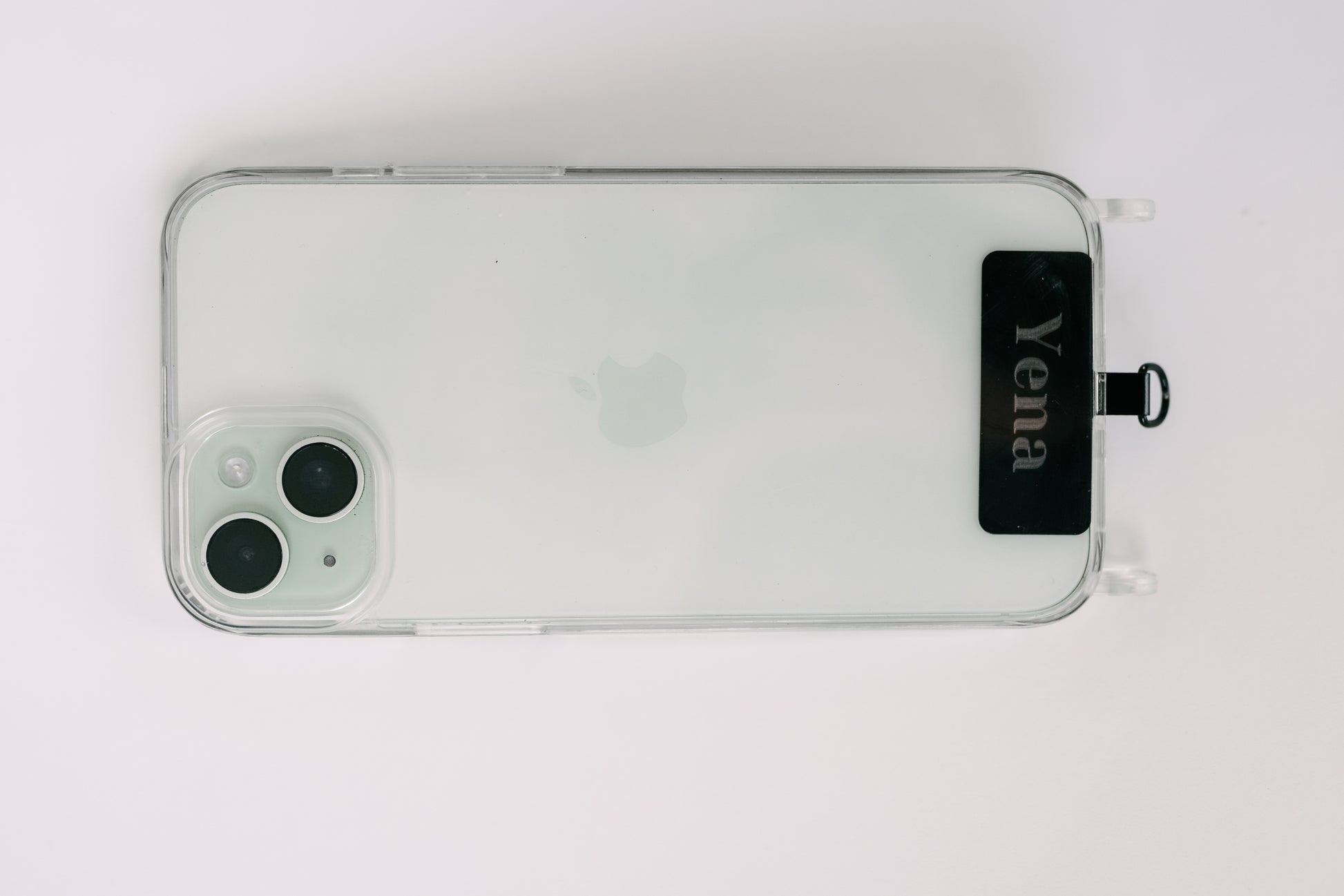 Phone tab sitting between case and phone