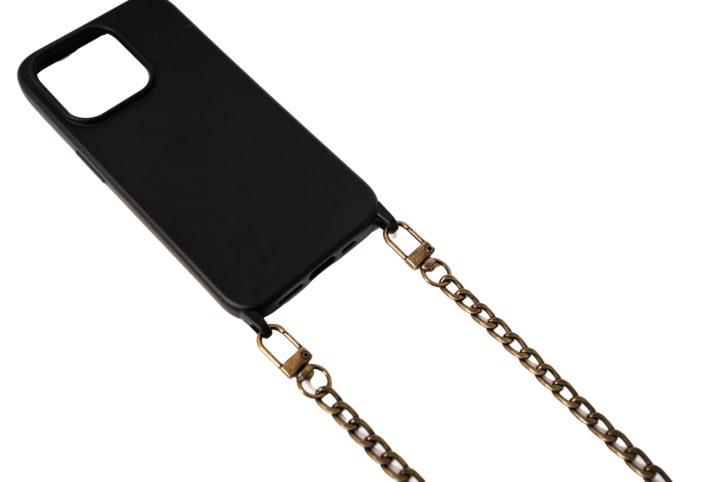 Antique Brass Phone Chain